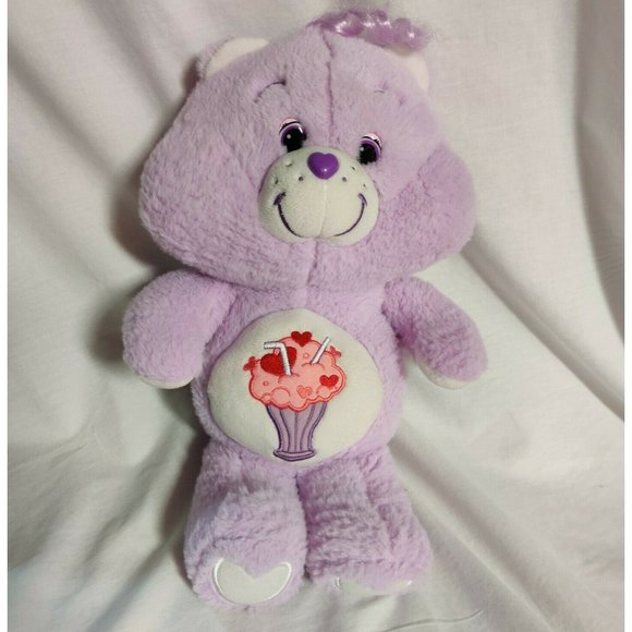 Care Bears Share Bear Purple Ice Cream Soda 12 in - Picture 1 of 7